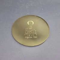 Gold Plate for Bread on Altar - 14cm Diameter