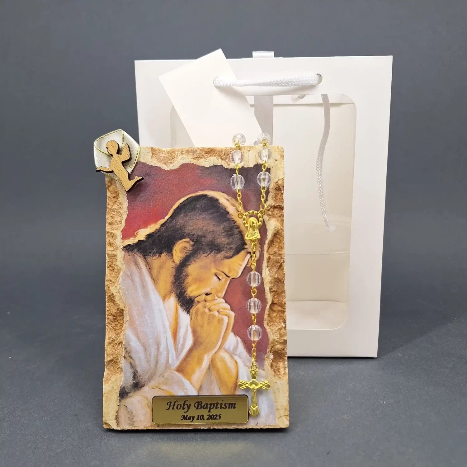 Any Saint Picture on Stone - Printed