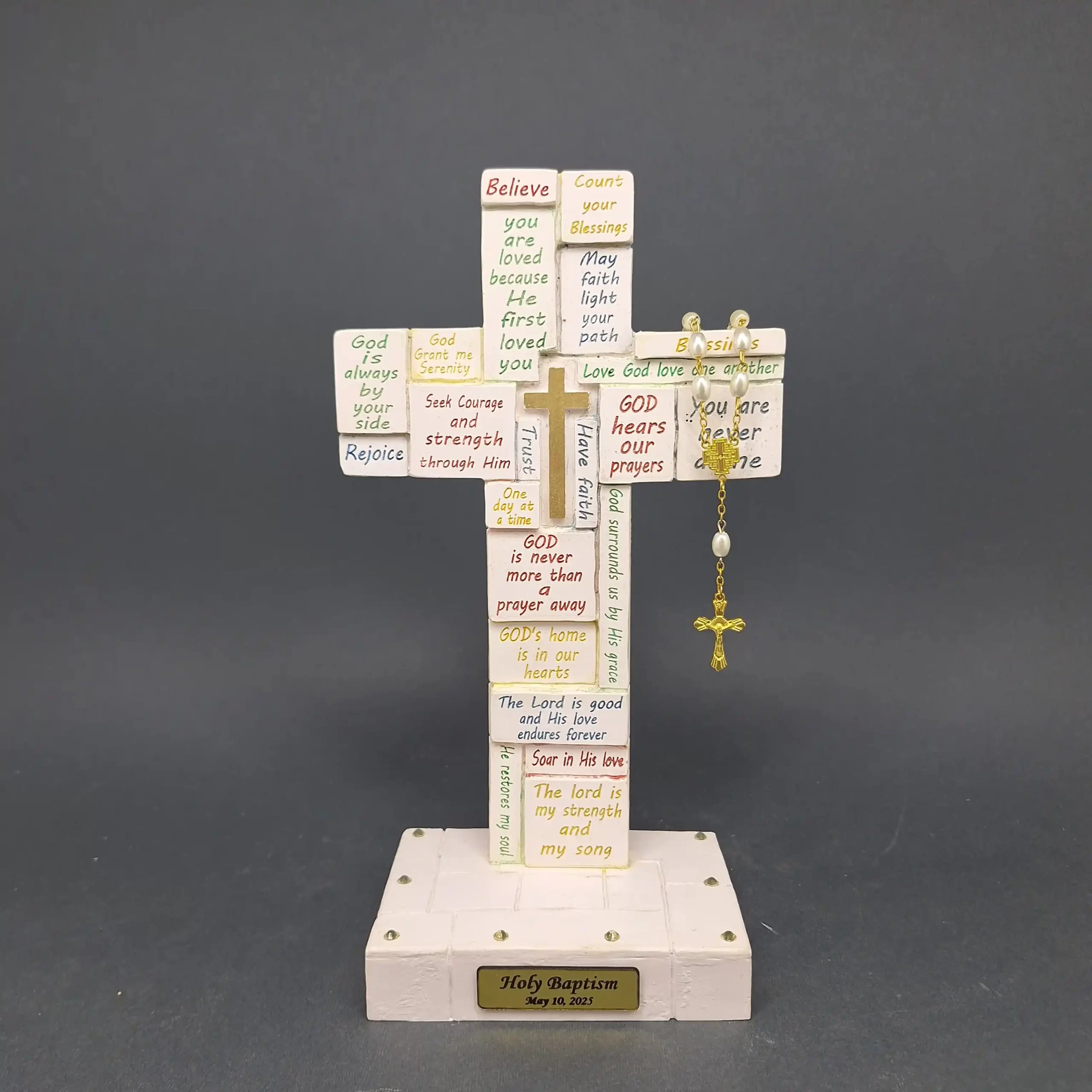 Colorful cross Resin