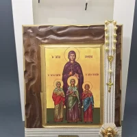 Any picture on wooden icon souvenir