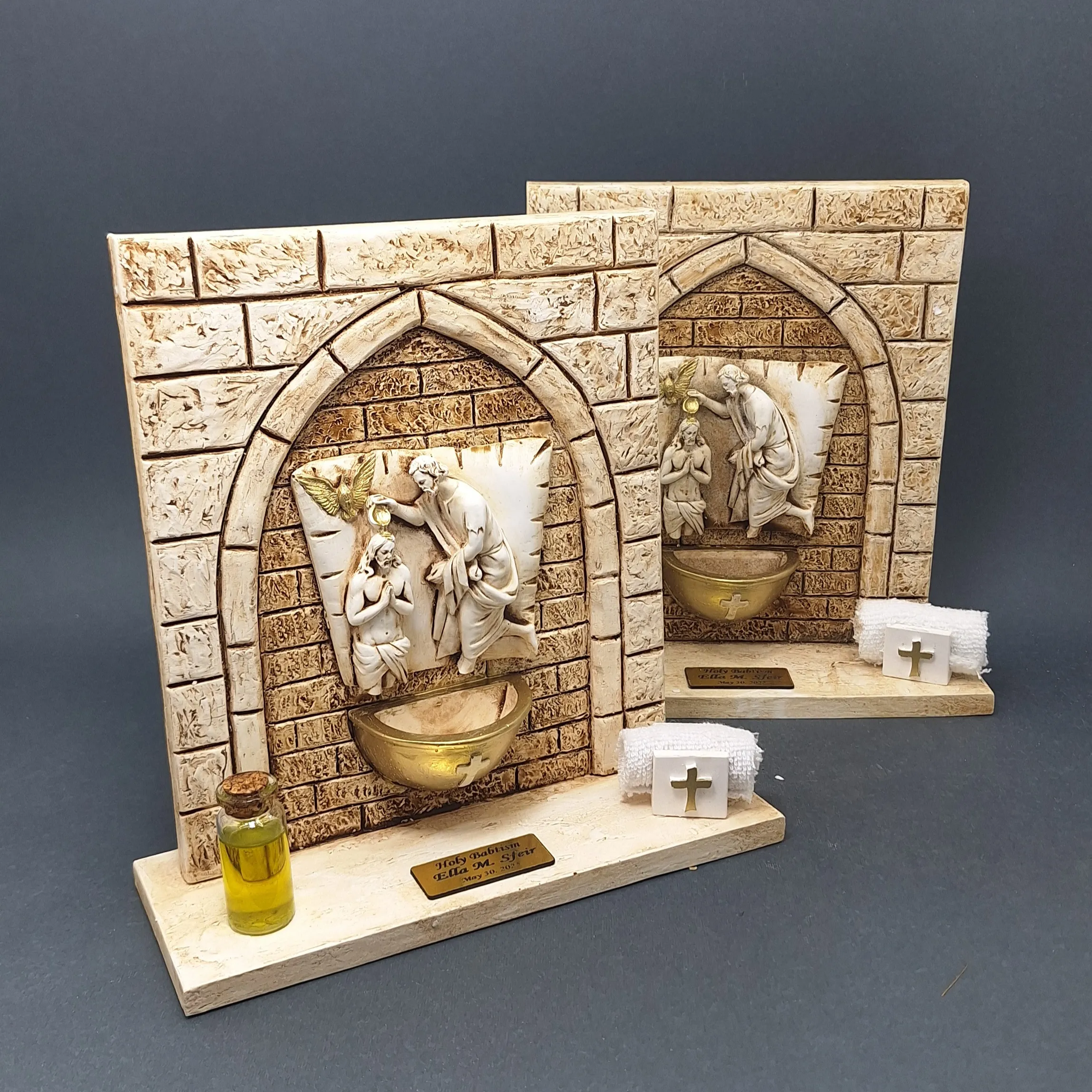 Baptism souvenir with bag - Image 2