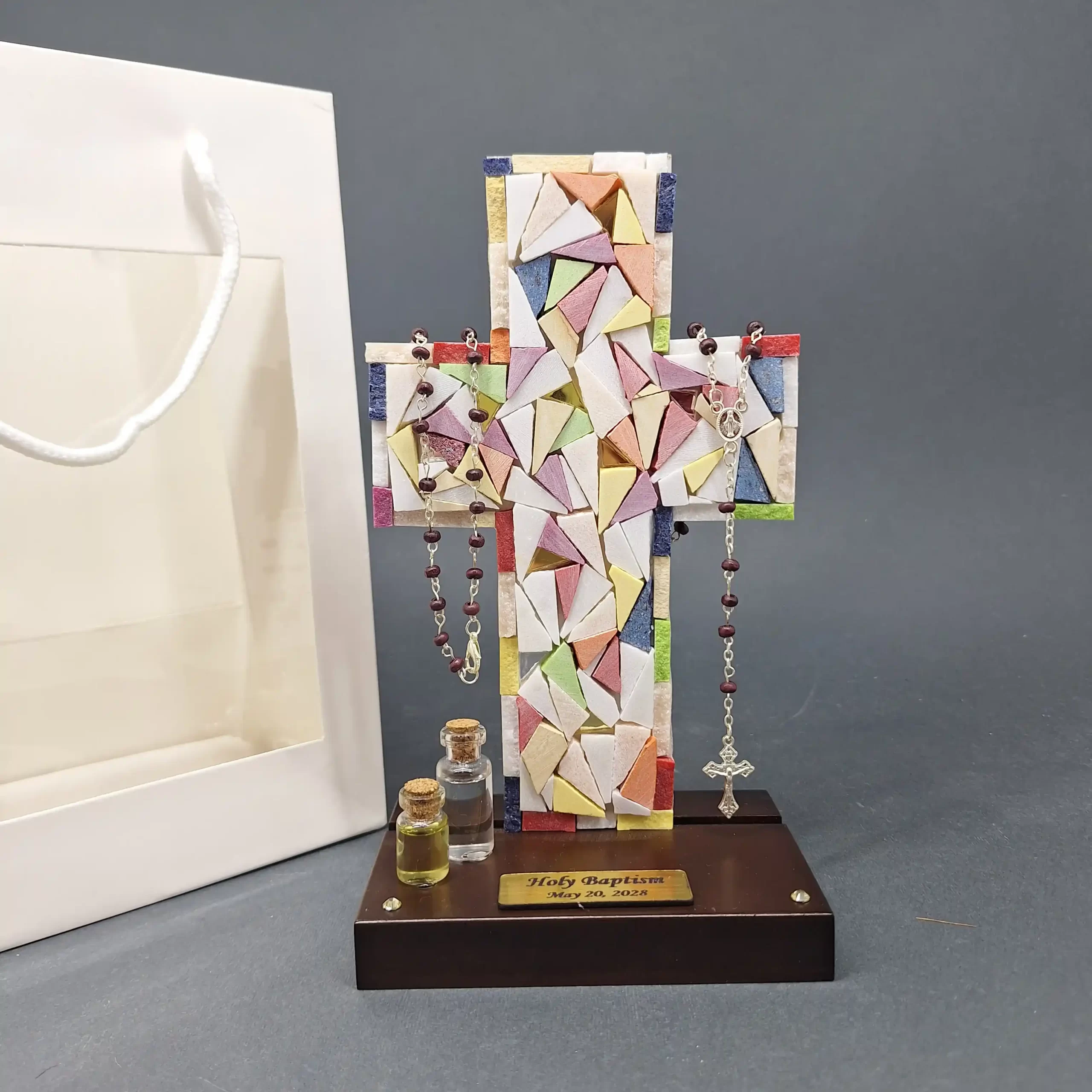 Colorful cross souvenir