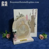 Stone and Murano holy family souvenir